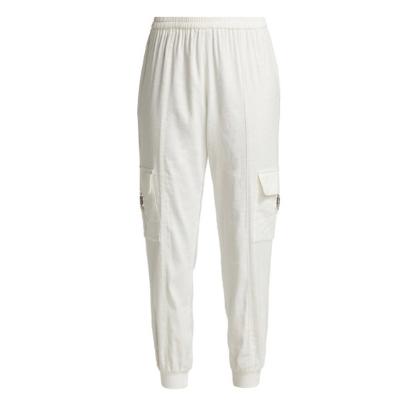 Alice + Olivia ‼️ SALE‼️ Neta Cargo Pants in White –– NWT - Picture 3 of 17